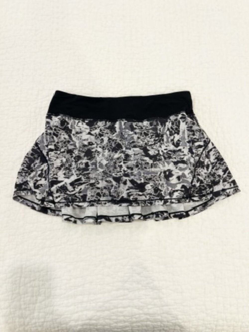 Lululemon Circuit Breaker II Skort 8 Interlaced Alpine Black Tennis Pickleball